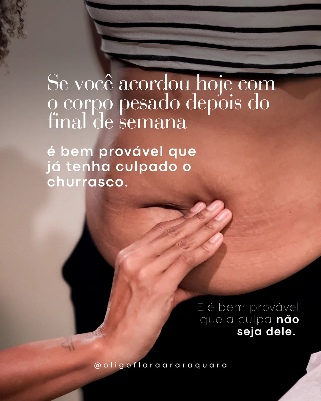 Oligoflora, slide 2 de 7: Sua meia deixou marca no tornozelo esse fim de semana?